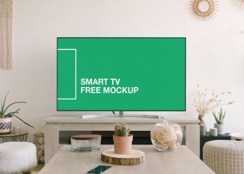 Smart TV Screen Free Mockup