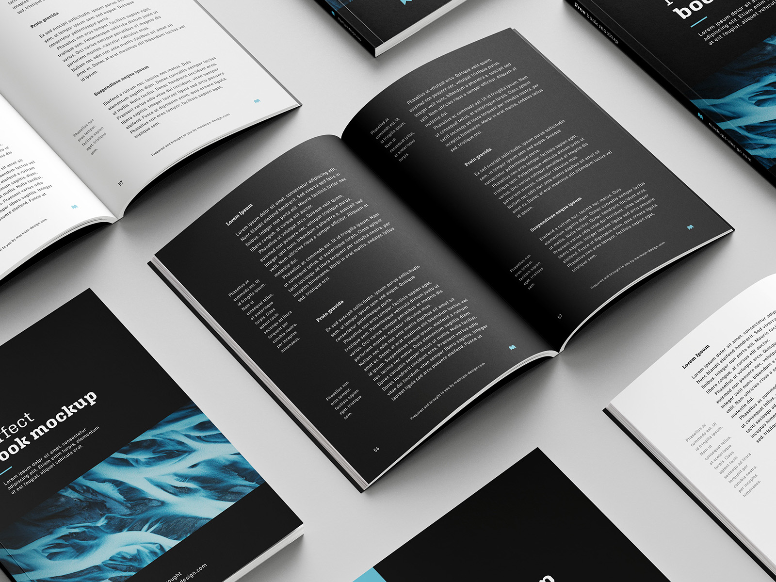 Softcover Book Free Mockup Set