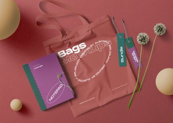 Textile Bag Free Mockup Scene