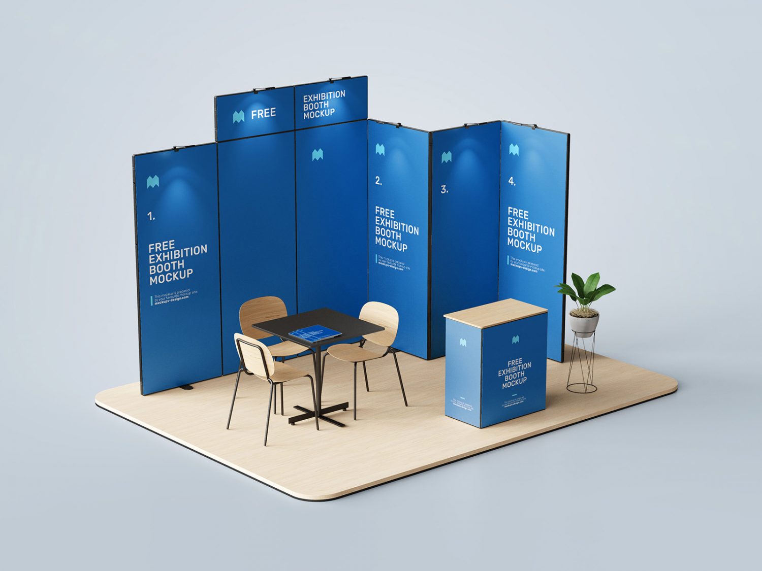 Exhibition Booth Free Mockup