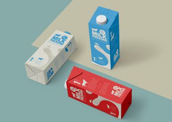 Milk Packaging Free Mockup