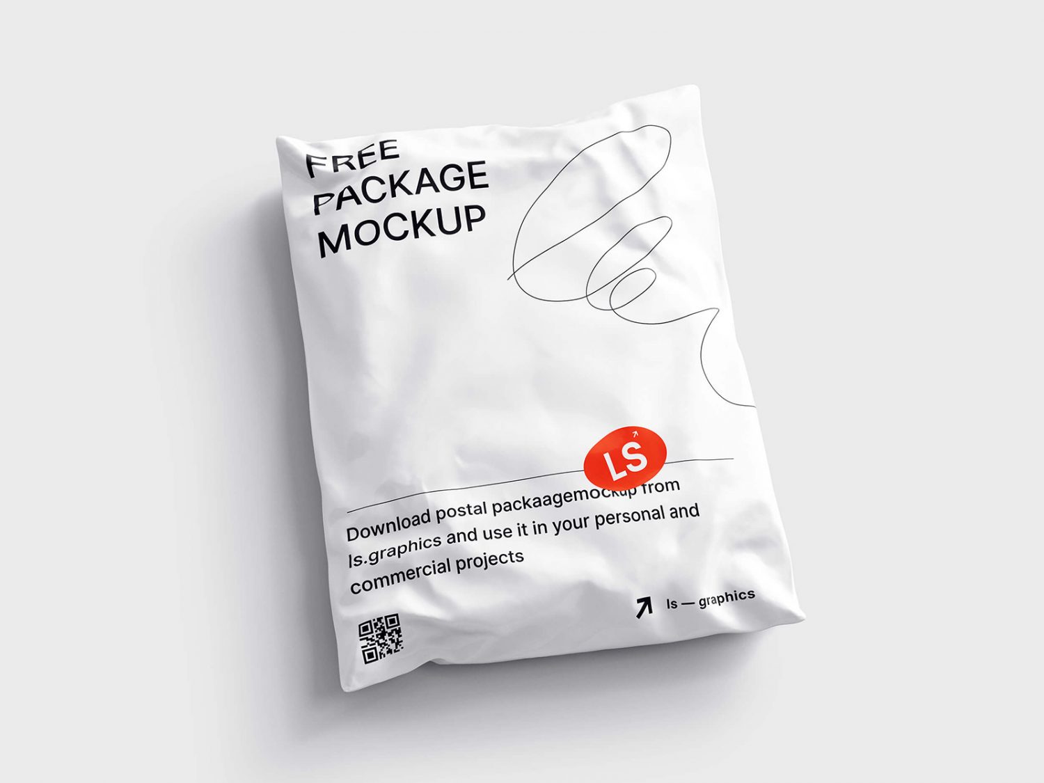 Poly Mailer Envelope Branding Free Mockup