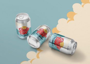 Soft Drink Can Free Mockup