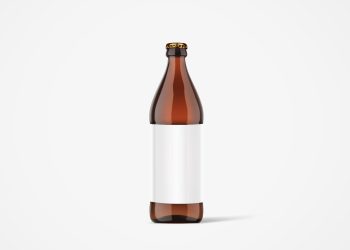 Beer Bottle Free Mockup