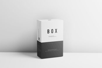 Cardboard Packaging Box Free Mockups