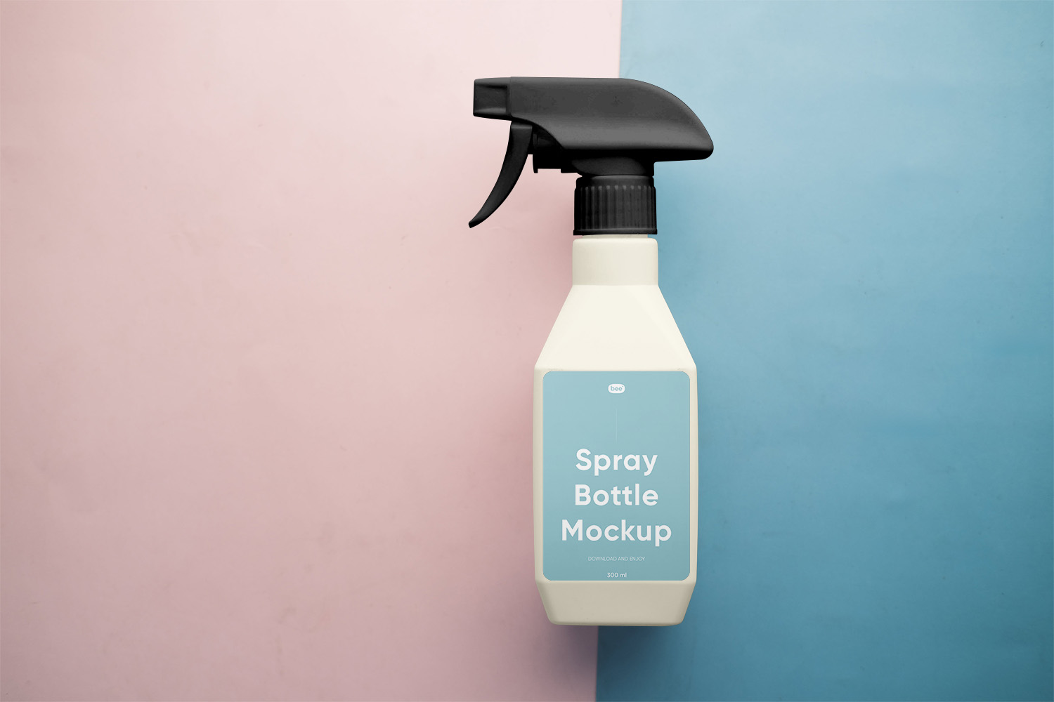 Detergent Spray Bottle Free Mockup