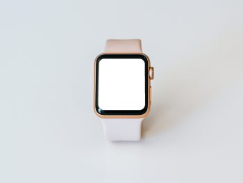 Golden Smart Watch Free Mockup