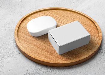 Soap with Box Packaging Free Mockup