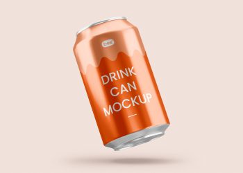 Aluminium Can Free Mockup