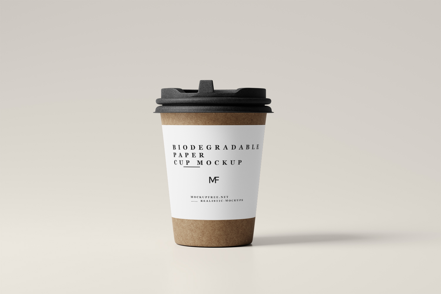 Biodegradable Paper Cup Free Mockups