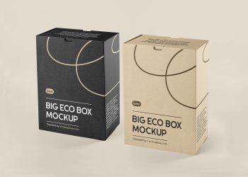 Double Big Box Mockup