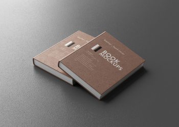 Leather Hard Cover Book Free Mockup