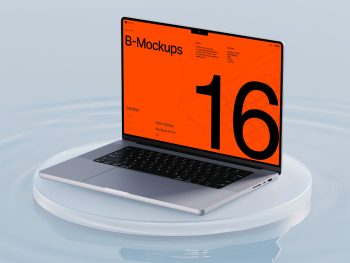 MacBook 16 Pro Free Mockup