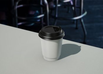 Paper Cup 250ml Free Mockup