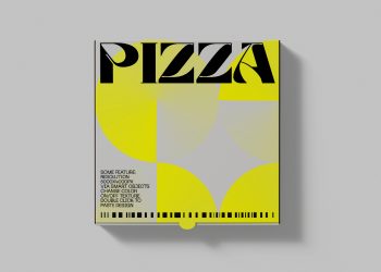 Pizza Box Free Mockup