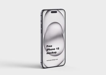 iPhone 15 Free Mockup