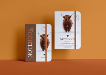 A5 Notebook Free Mockup