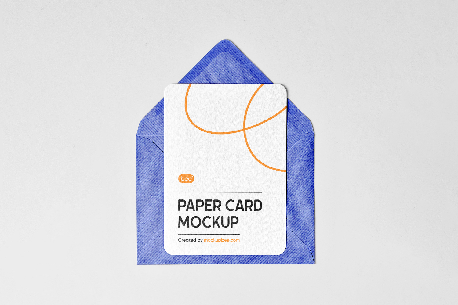 Card with Rounded Corners Free Mockup
