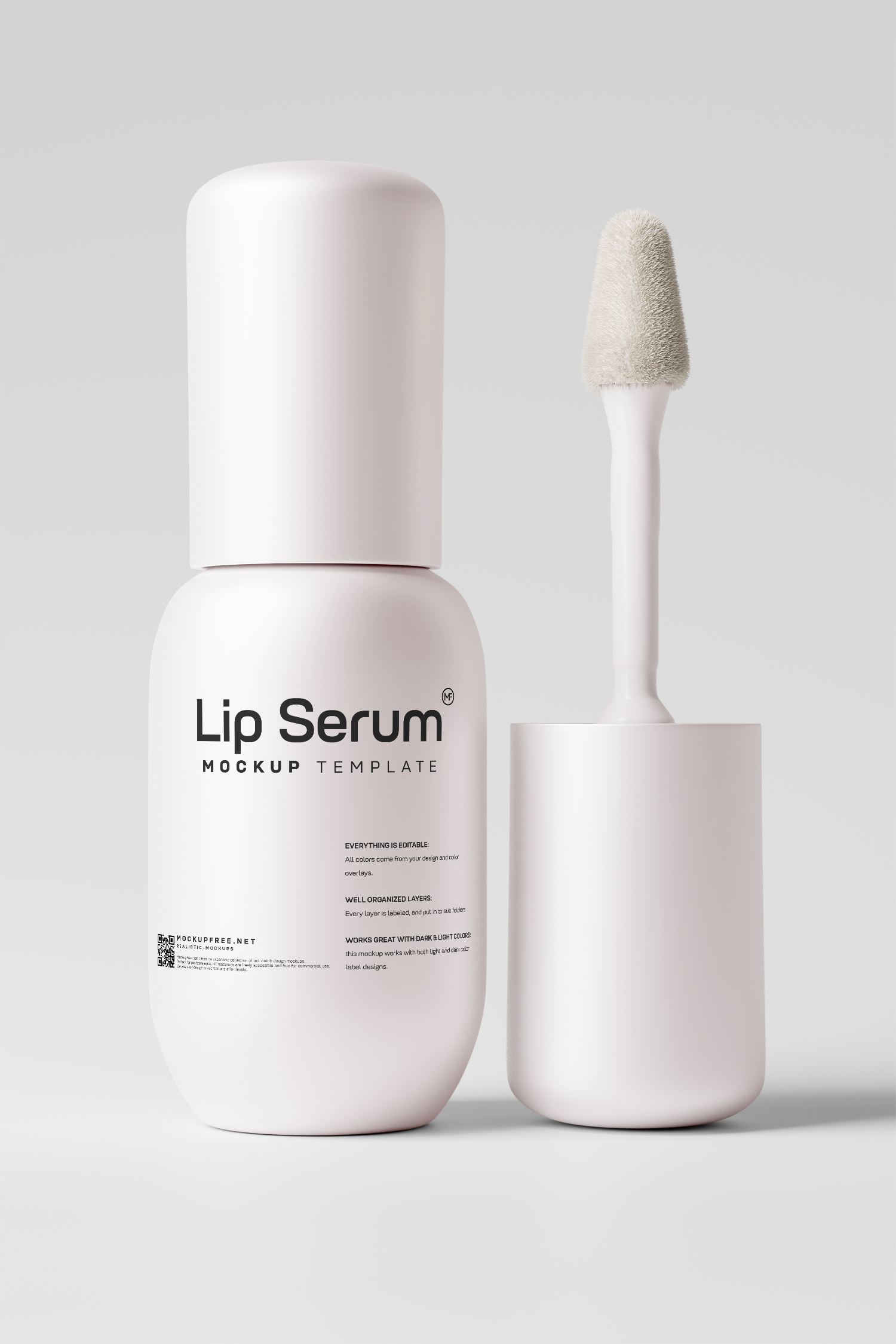Lip Serum Bottle Free Mockups