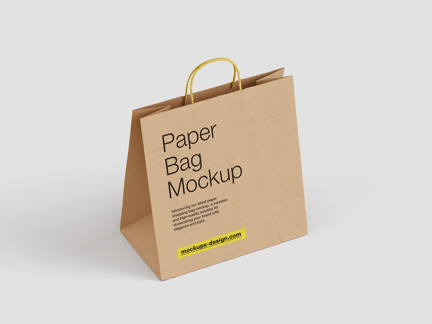 Paper Shopping Bag Free Mockup