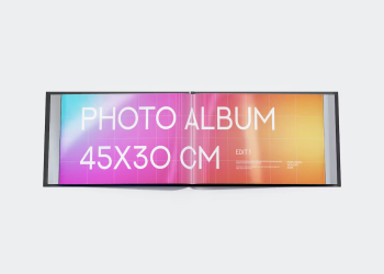 Photo Album 45×30 Free Mockup